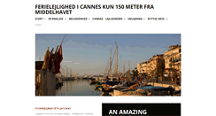 Desktop Screenshot of cannesferie.com